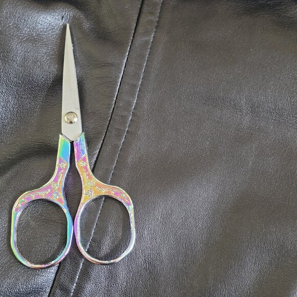 Danier Jacket Womens XL Brown Leather Pockets Zip Lined LS Classic Collar Mature - Picture 15 of 16